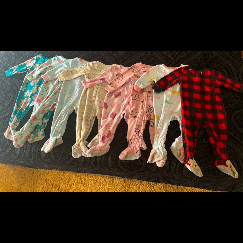SOLD 8 Carter’s Pajamas